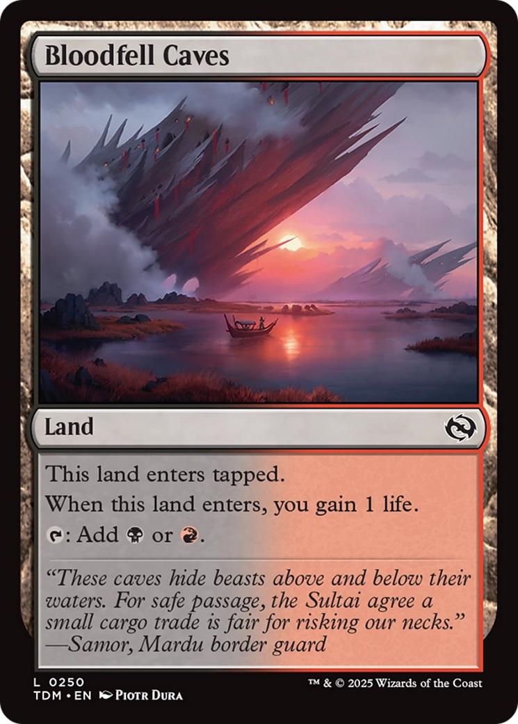 Grottes de Sang (TDM-250) - Tarkir : Tempête de Dragons (Foil) 
