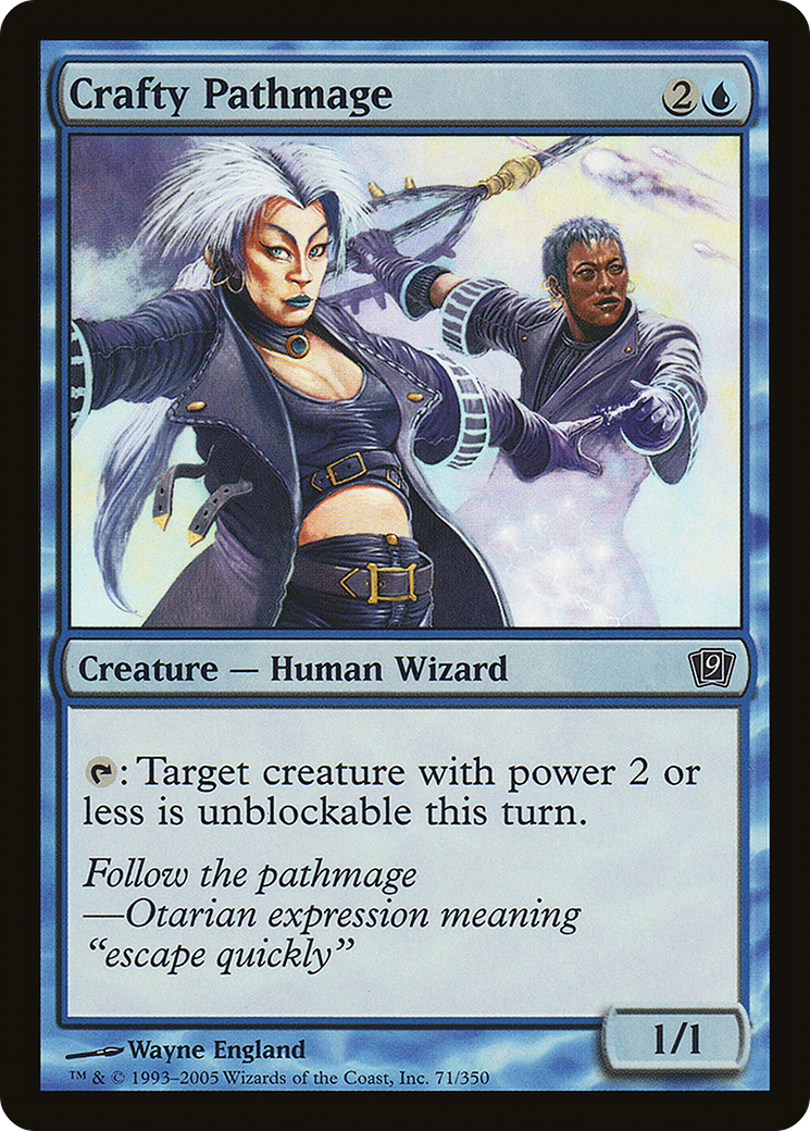 Crafty Pathmage (9ED-71★) - Ninth Edition Foil