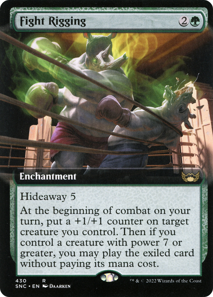 Fight Rigging (Extended Art) (SNC-430) - Streets of New Capenna: (Extended Art) Foil