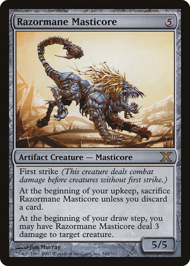 Razormane Masticore (10E-340) - Tenth Edition