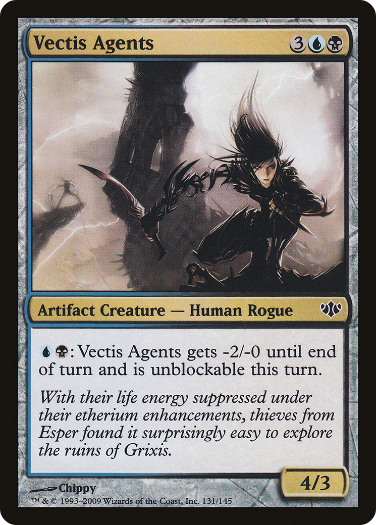 Agents Vectis (CON-131) - Feuille de Conflux 