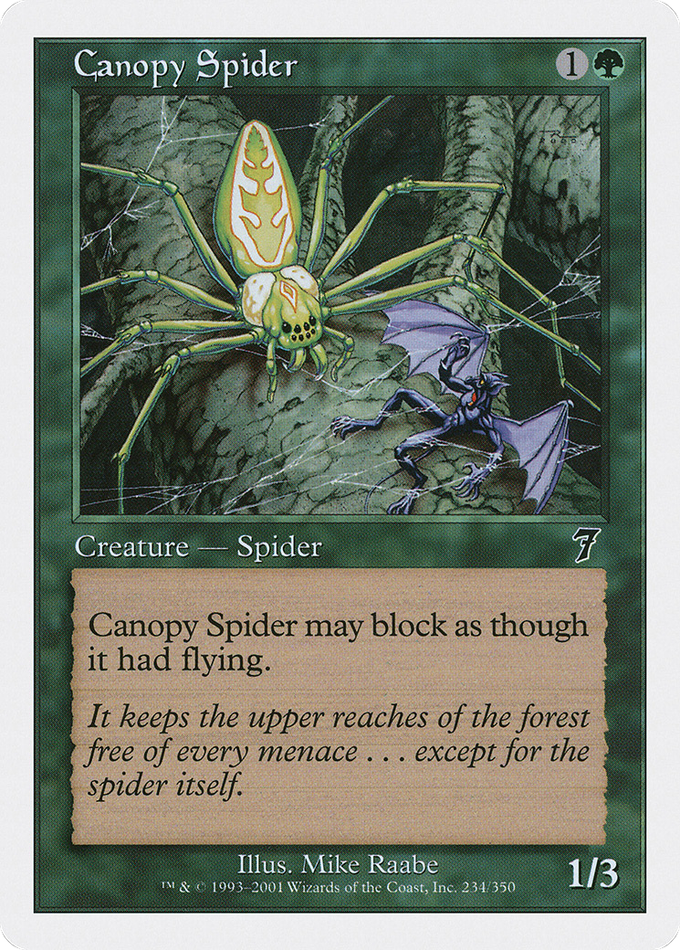 Canopy Spider (7ED-234) - Seventh Edition