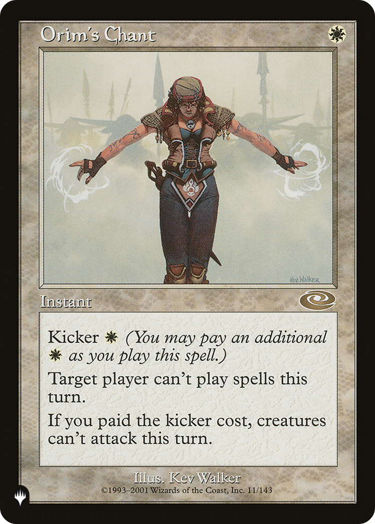 Orim's Chant (LIST-PLS-11) - The List