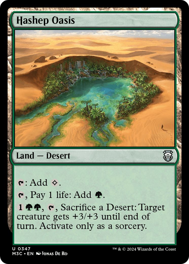 Oasis de Hashep (M3C-347) - Commandant de Modern Horizons 3 