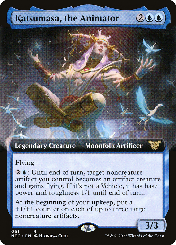 Katsumasa, l'animateur (NEC-051) - Neon Dynasty Commander : (Extended Art) 