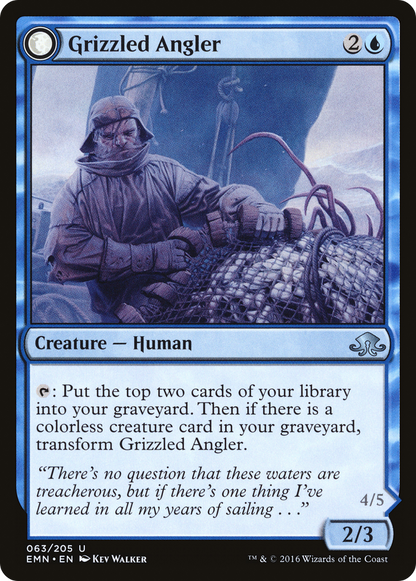 Pêcheur grisonnant // Pêcheur grisonnant (EMN-063) - Lune mystérieuse : (mooneldrazidfc) Feuille 