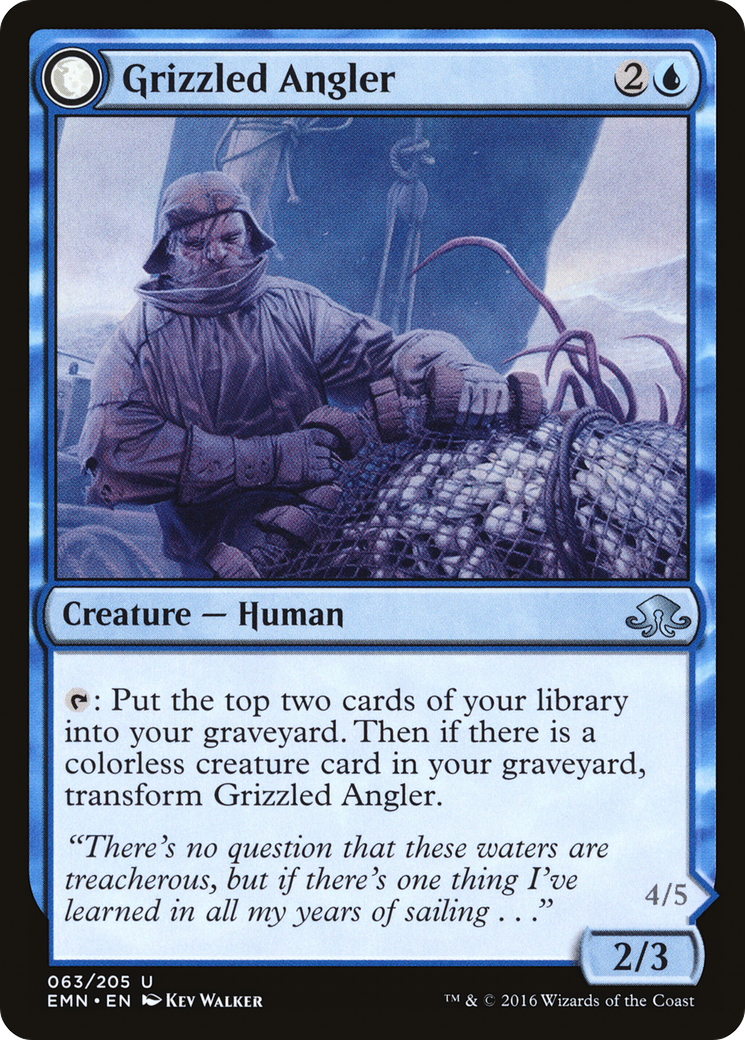Pêcheur grisonnant // Pêcheur grisonnant (EMN-063) - Lune mystérieuse : (mooneldrazidfc) Feuille 