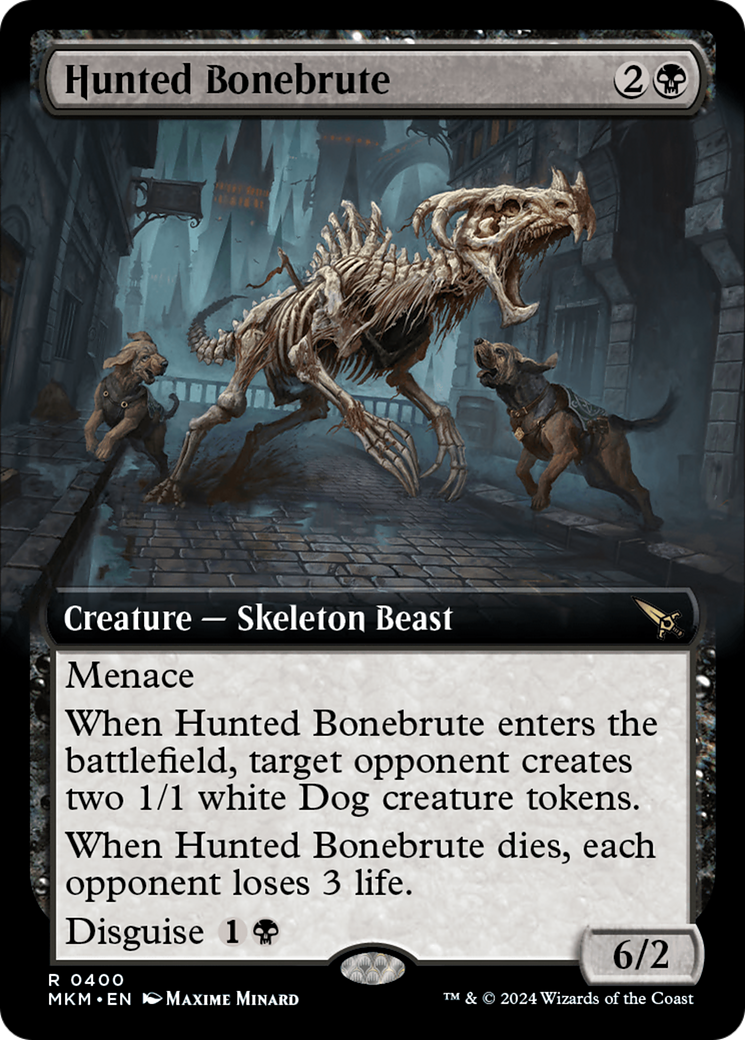 Hunted Bonebrute (Extended Art) (MKM-400) - Murders at Karlov Manor: (Extended Art)
