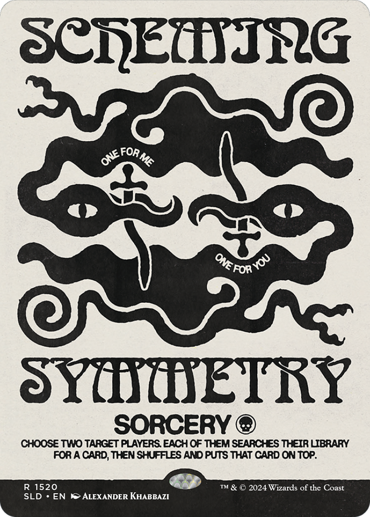 Scheming Symmetry (SLD-1520) - Secret Lair Drop (Borderless)