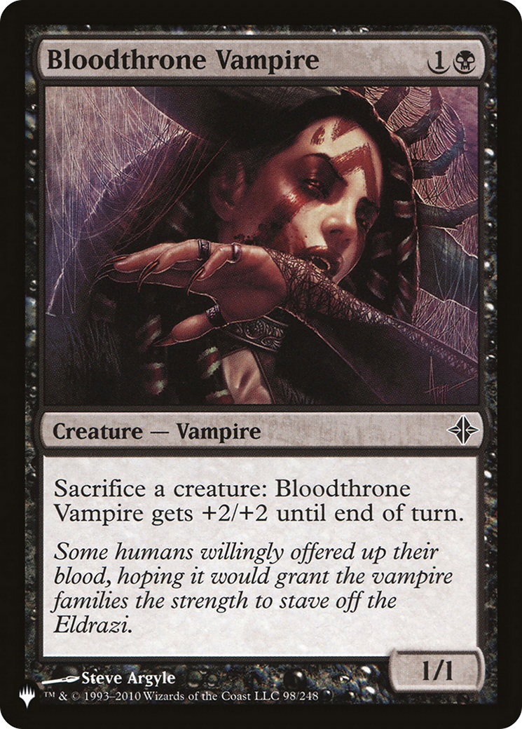Bloodthrone Vampire (LIST-98/248) - The List