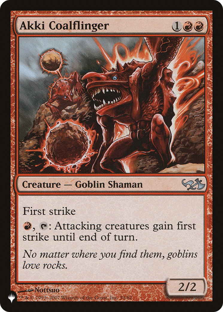 Akki Coalflinger (PLST-EVG-33) - La Liste