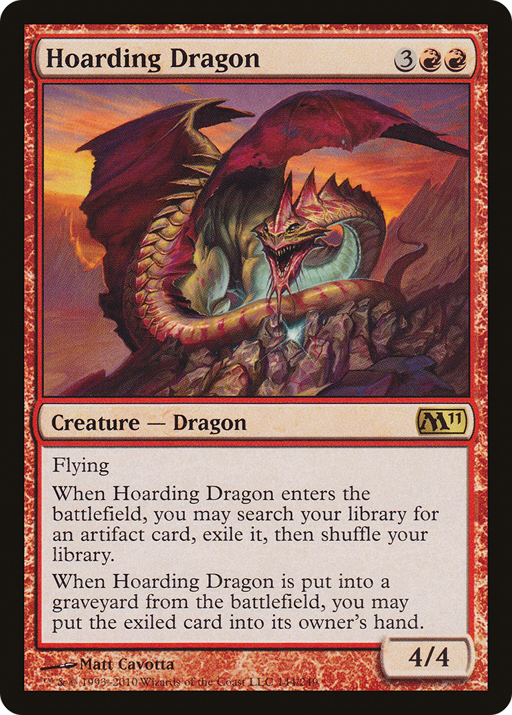 Dragon thésauriseur (M11-144) - Magic 2011 Foil