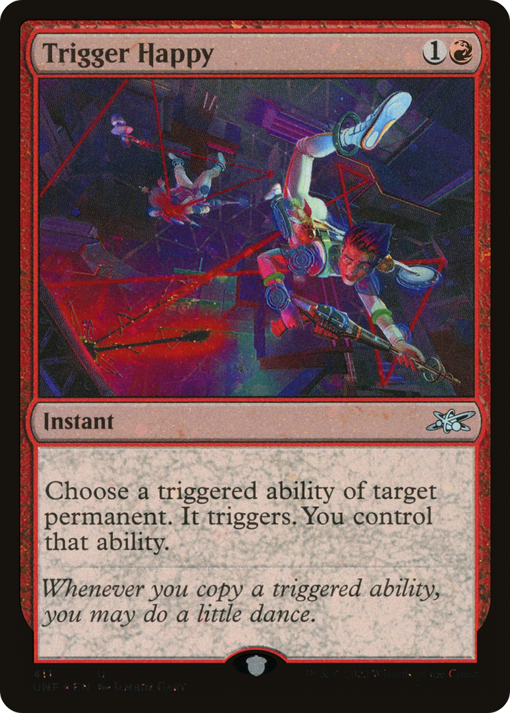 Trigger Happy (UNF-411) - Unfinity Foil 
