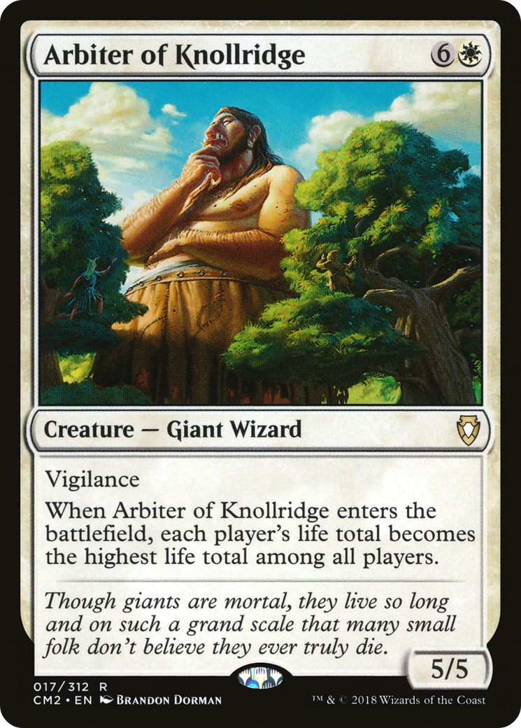 Arbitre de Knollridge (CM2-017) - Commander Anthology Volume II 