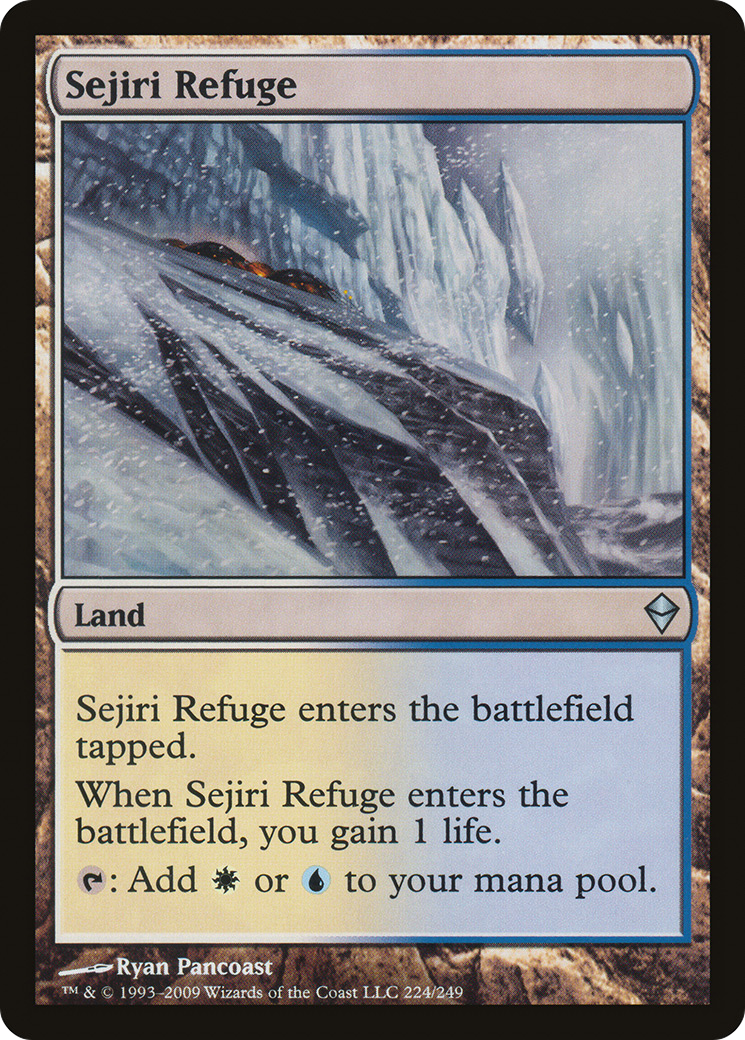 Sejiri Refuge (ZEN-224) - Zendikar Foil