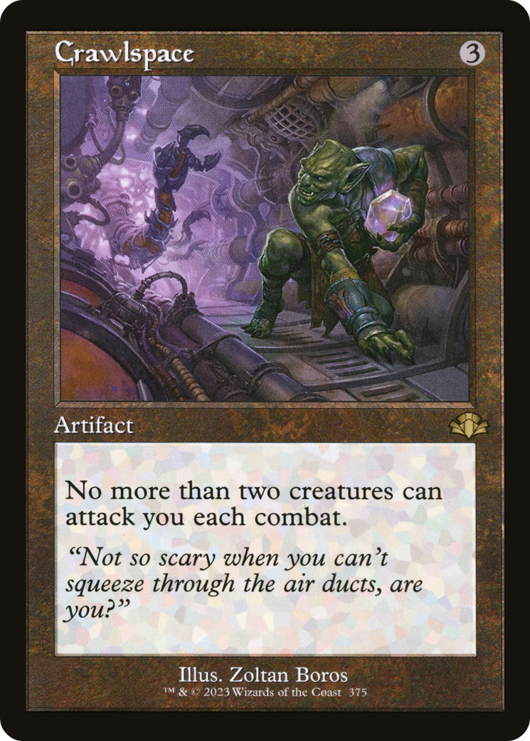 Crawlspace (Retro Frame) (DMR-375) - Dominaria Remastered