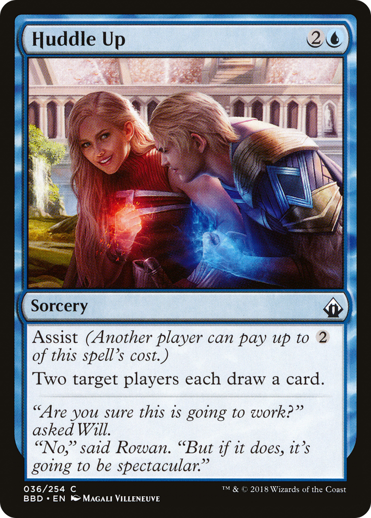 Huddle Up (BBD-036) - Battlebond Foil 