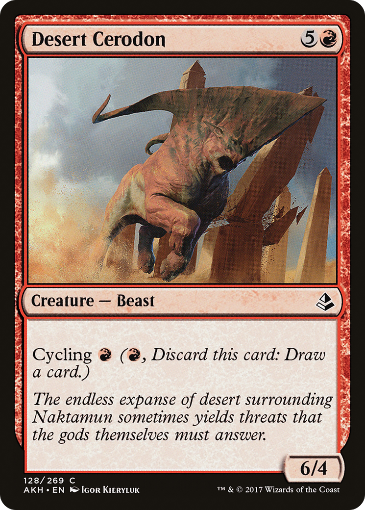 Cérodon du désert (AKH-128) - Feuille d'Amonkhet 