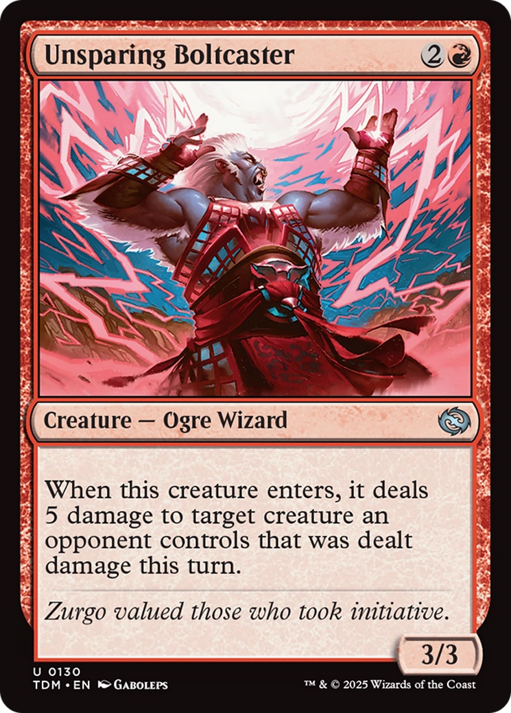 Lanceur de boulons impitoyable (TDM-130) - Tarkir : Dragonstorm Foil