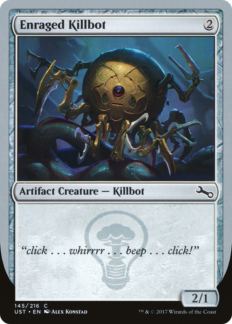 Killbot enragé (UST-145D) - Feuille instable 
