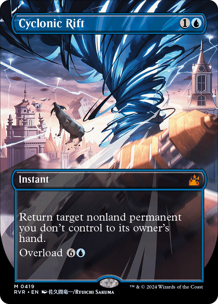 Faille cyclonique (RVR-419) - Ravnica Remastered (Borderless) 