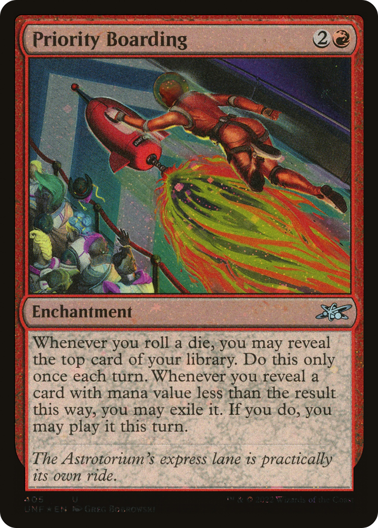 Priority Boarding (Galaxy Foil) (UNF-405) - Unfinity Foil