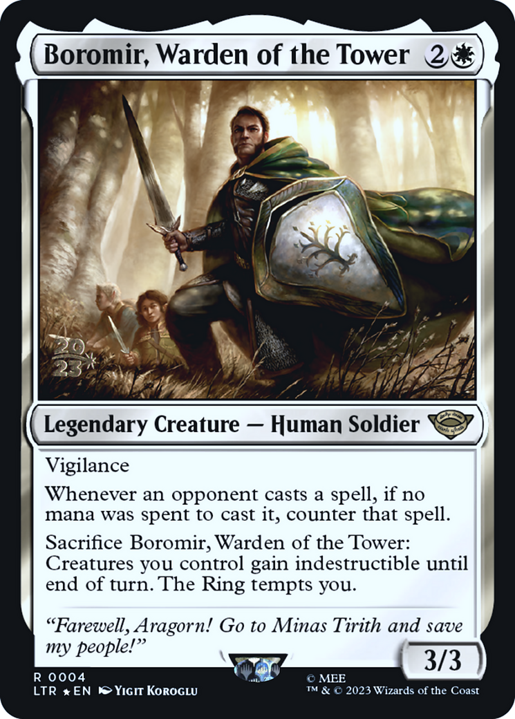Boromir, Gardien de la Tour (PLTR-04S) - Tales of Middle-earth Promos Foil