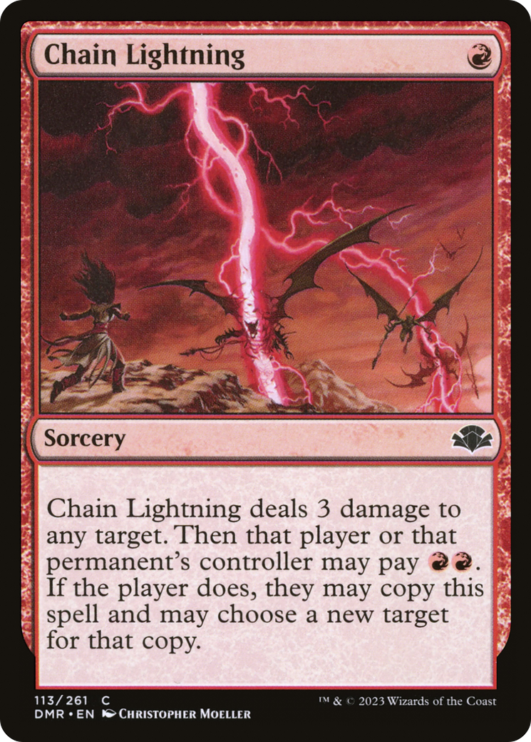 Chain Lightning (DMR-113) - Dominaria Remastered