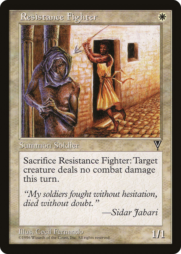Combattant de la Résistance (VIS-018) - Visions 