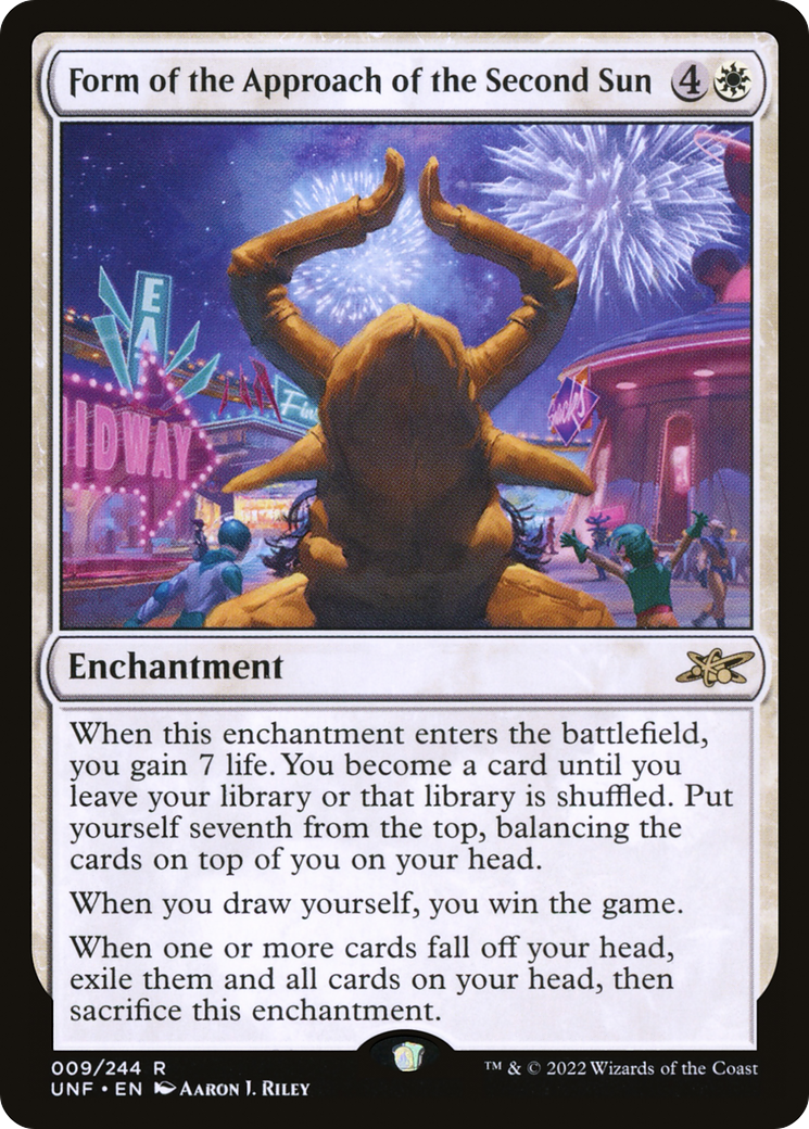 Forme de l'Approche du Second Soleil (UNF-009) - Unfinity Foil 
