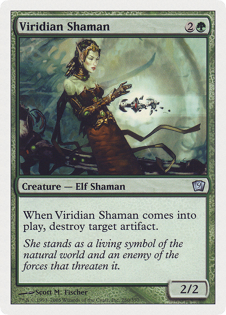 Chaman Viridian (9ED-280) - Neuvième édition 