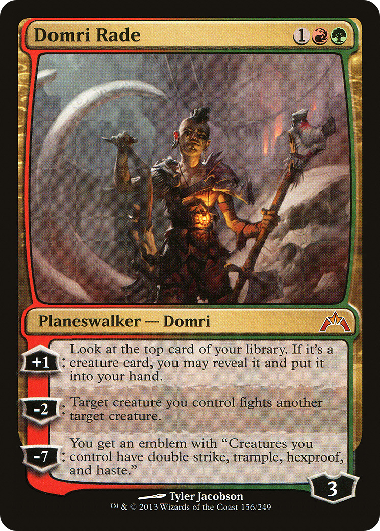 Domri Rade (GTC-156) - Gatecrash Foil 