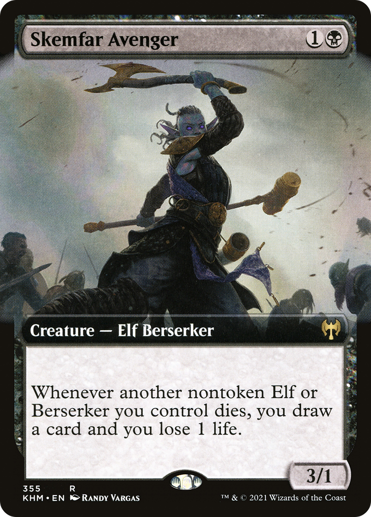 Skemfar Avenger (KHM-355) - Kaldheim : (Art étendu) Feuille 