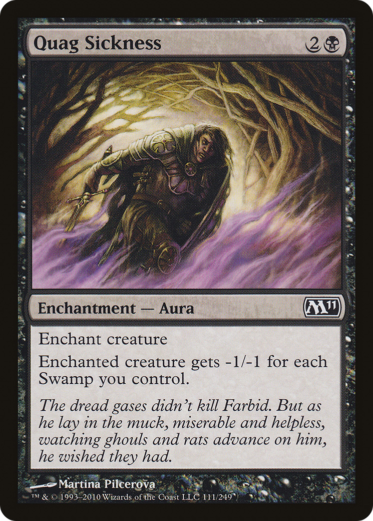 Quag Sickness (M11-111) - Magic 2011 Foil