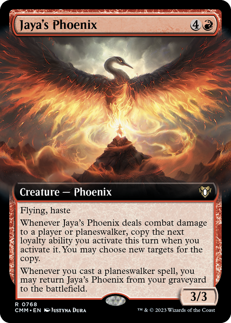 Le Phénix de Jaya (CMM-768) - Commander Masters : (Extended Art) Foil
