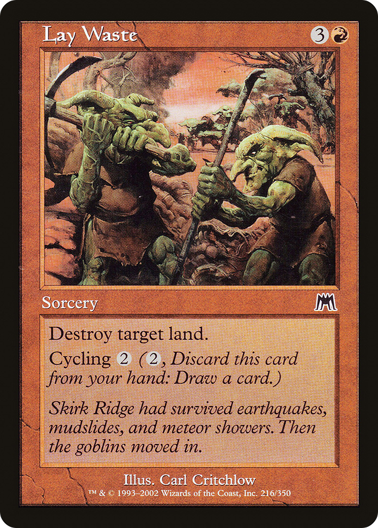 Lay Waste (ONS-216) - Onslaught Foil 