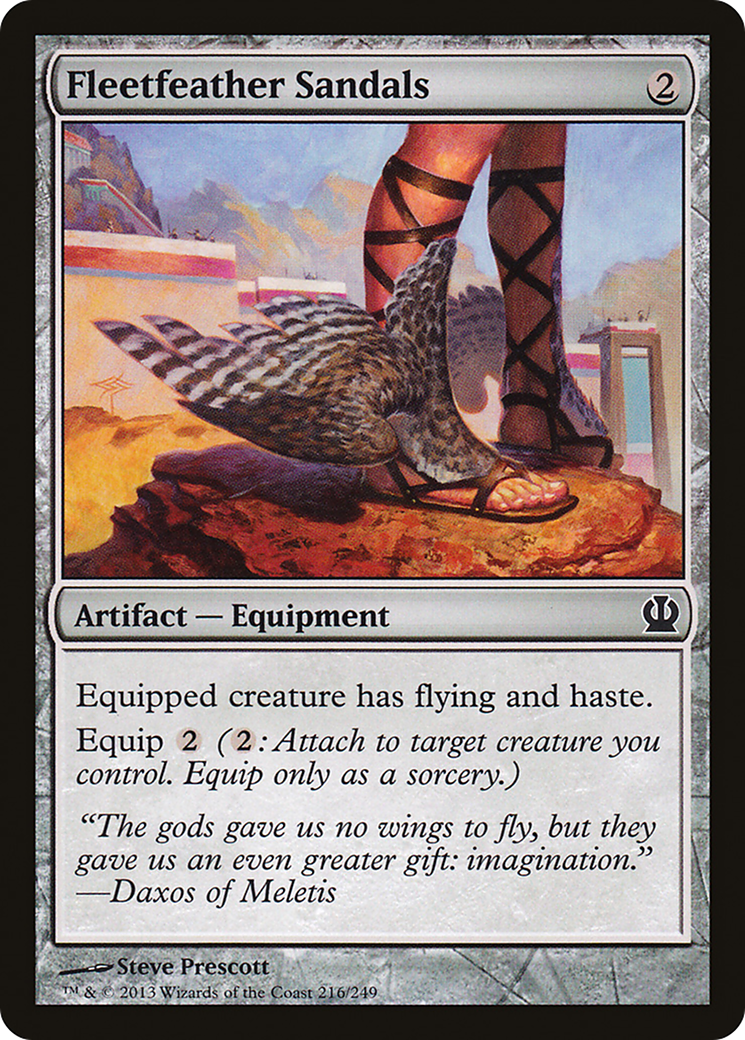 Sandales Fleetfeather (THS-216) - Feuille Theros 