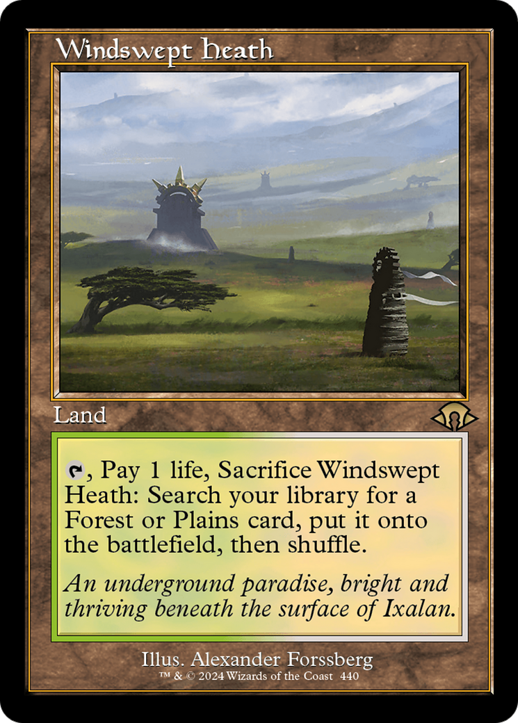Windswept Heath (Retro Frame) (MH3-440) - Modern Horizons 3 Foil