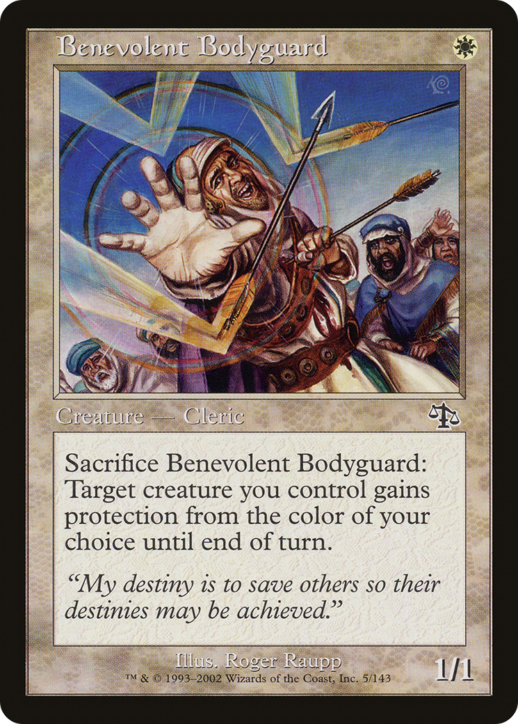 Garde du corps bienveillant (JUD-005) - Jugement Foil 
