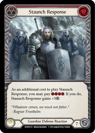 Réponse ferme (rouge) (WTR051) - Bienvenue chez Rathe Unlimited Edition Rainbow Foil 