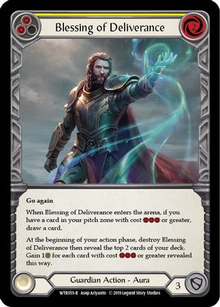 Bénédiction de délivrance (jaune) (WTR055) - Bienvenue chez Rathe Unlimited Edition Rainbow Foil 