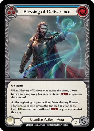 Bénédiction de délivrance (bleu) (WTR056) - Bienvenue chez Rathe Unlimited Edition Rainbow Foil 
