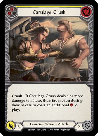 Cartilage Crush (Jaune) (WTR061) - Bienvenue chez Rathe Unlimited Edition Rainbow Foil 