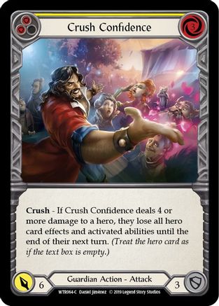 Crush Confidence (Jaune) (WTR064) - Bienvenue chez Rathe Unlimited Edition Rainbow Foil 