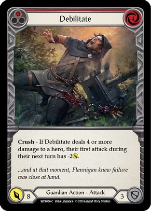 Débiliter (Rouge) (WTR066) - Bienvenue chez Rathe Édition illimitée Rainbow Foil 