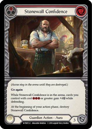 Stonewall Confidence (Rouge) (WTR072) - Bienvenue chez Rathe Unlimited Edition Rainbow Foil 