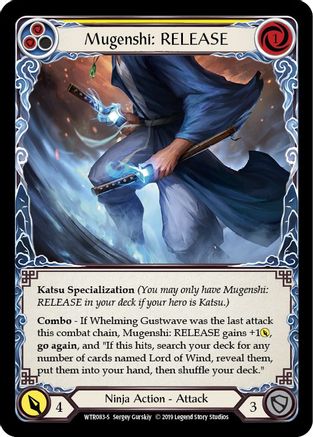 Mugenshi : RELEASE (WTR083) - Bienvenue à Rathe 1ère édition Rainbow Foil 