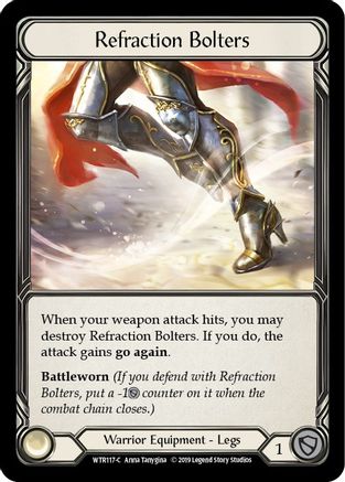 Refraction Bolters (WTR117) - Welcome to Rathe 1st Edition Cold Foil