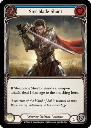 Steelblade Shunt (Bleu) (WTR128) - Bienvenue dans l'édition illimitée de Rathe 