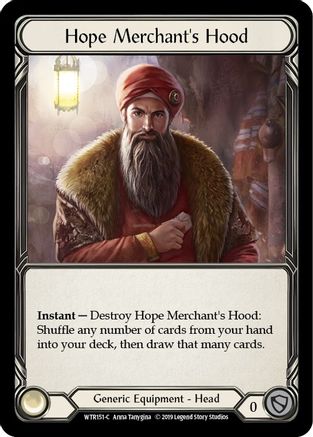 Hope Merchant's Hood (WTR151) - Welcome to Rathe 1st Edition Cold Foil